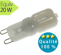 ampoule led G9 2.5W blanc chaud